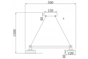 Подвесная люстра Stilfort Gloze 4009/02/05P - 3