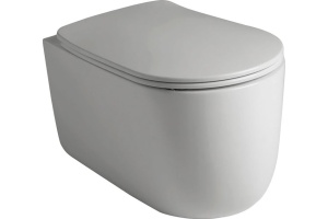 Унитаз подвесной Kerasan Nolita серый матовый (531459)