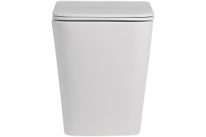 Приставной унитаз Abber Rechteck белый матовый с сиденьем микролифт - 2