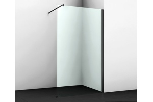 Душевая перегородка Wasserkraft Abens 20W40 120 см, профиль черный - 2