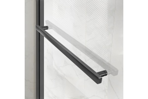 Душевая дверь Vincea Slim Soft 110х200 профиль сталь стекло прозрачное - 3