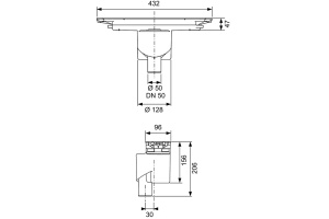 TECE drainprofile Сифон «вертикальный», DN 50* для установки в бетонной стяжке. - 3