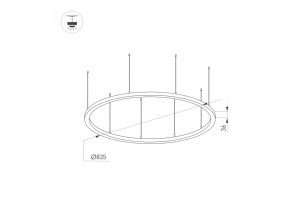 Подвесной светильник Arlight ARC 034008(1) - 2