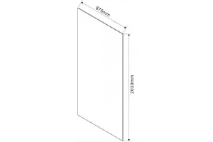 Стекло для душевой перегородки Vincea Walk-In прозрачное - 2