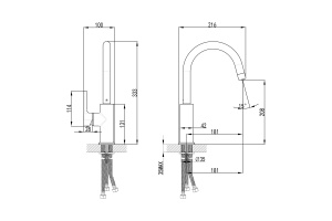 Смеситель Lemark Comfort для кухонной мойки LM3073C - 2