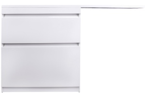 Тумба для комплекта Style Line Даллас 140 Люкс, напольная, 2 ящика - 3