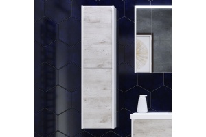 Шкаф-пенал Roca Ronda L, белый, бетон