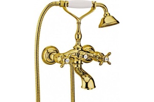 Смеситель для ванны Webert Ottocento золото (OT720201010)