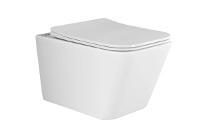 Комплект унитаза с инсталляцией Ceramica Nova Metric белый с сиденьем микролифт и кнопкой хром матовый - 2