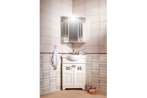 Тумба для комплекта Бриклаер Кантри 60 бежевый дуб, угловая - 2