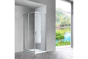 Душевой уголок Vincea Scala VSS-2SC800CL 80x80, профиль хром, стекло прозрачное