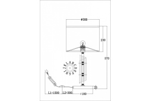 Настольная лампа Maytoni Alloro MOD088TL-01BS - 2
