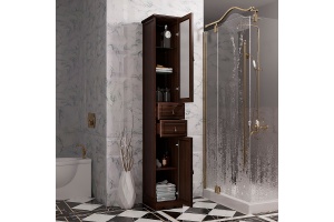 Шкаф-пенал Opadiris Риспекто 30 правый темное дерево - 2