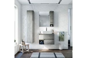 Тумба с раковиной STWORKI Карлстад 75 дуб рошелье, роверелла - 2