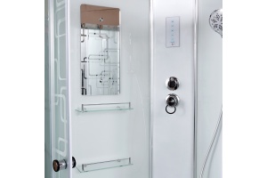 Душевая кабина DETO EM4590EL с высоким поддоном, с сиденьем - 3