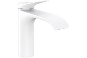 Смеситель для раковины Hansgrohe Vivenis 110 белый матовый 