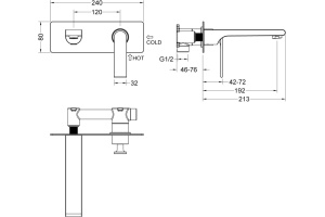 Смеситель Timo Anni для раковины, черный 2771/03SM - 3