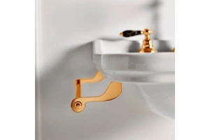 Полотенцедержатель Kerasan Waldorf 40 золото (740891oro) - 2