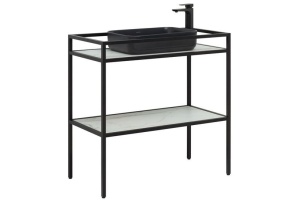 1.33004.BB LIBERTY Консоль 90 напольная, черный браш (274344)