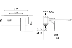Смеситель для раковины Allen Brau Infinity хром - 3