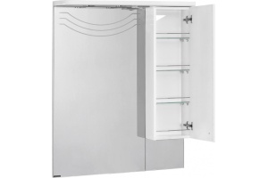 Зеркало-шкаф Aquaton Домус 95 R с подсветкой белый - 2