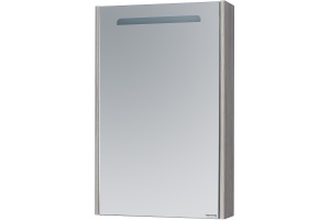 Зеркало-шкаф Aquaton Сильва 50 с подсветкой светлое дерево