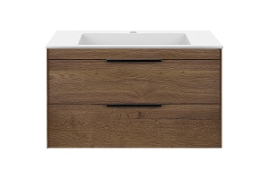 Тумба под раковину Vincea Chiara 80 темное дерево