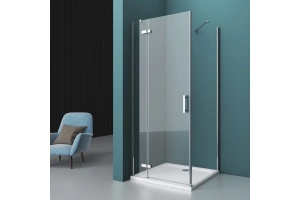 Душевой уголок BelBagno Kraft 90х100 хром (KRAFT-AH-12-90/100-C-Cr-L)