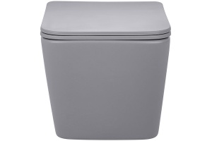 Подвесной унитаз Vincea Q-Line серый с сиденьем микролифт - 2