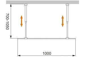 Душевая перегородка Cezares Liberta-L-2-100-BR-Cr - 3