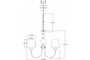 Подвесная люстра Moderli Feels V2613-5P - 2
