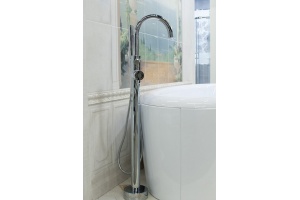 Смеситель для ванны с душем Paini Cox 78CR136LM напольный - 2