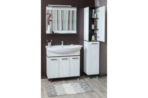 Тумба с раковиной Sanflor Толедо 85 венге, северное дерево светлое - 3