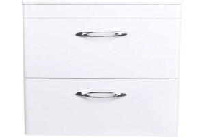 Тумба для комплекта Style Line Каре 70 подвесная, Люкс Plus, белая