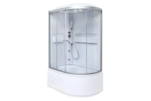 Душевая кабина Deto L 120х80 с гидромассажем, хром (L620LGM) - 2