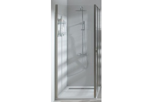 Боковая стенка Allen Brau Priority 90х200 стекло прозрачное профиль серебро матовый 