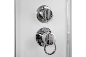 Душевая кабина Deto ЕМ 120х80 с гидромассажем, хром (EM2712RNLED+GM) - 3