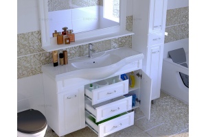 Комплект мебели Санта Монарх 120 белый - 3