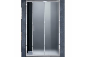 Душевая дверь Vincea Alpha 150 хром стекло рифленое