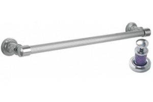 Полотенцедержатель Boheme Murano хром с фиолетовым