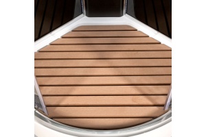 Душевая кабина Deto BM 90х90 с подсветкой, хром (BM1590LEDBLACK) - 3