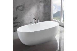 Акриловая ванна Vincea VBT-405B-1700 белая - 2