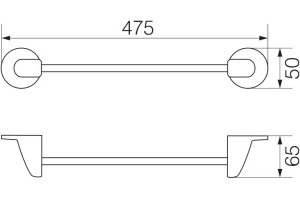 Полотенцедержатель Veragio Oscar OSC-5220.CR хром - 2