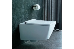 Унитаз подвесной Duravit Viu с крышкой, белый (2511090000) - 2