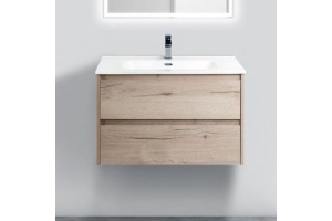 Тумба с раковиной BelBagno Kraft 90 rovere galifax bianco