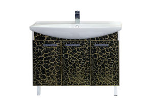 Джулия - 105 Тумба прямая КРАКОЛЕТ черный