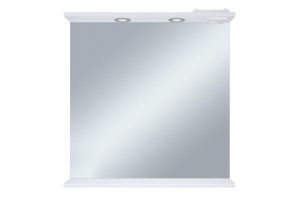 Зеркало Misty Енисей 80 с подсветкой и полкой - 2