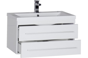 Тумба с раковиной Aquanet Нота 75 белая - 2