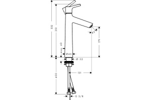 Смеситель Hansgrohe Talis S 72031000 для раковины - 3