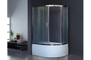 Душевой уголок Royal Bath RB 8120BK-C-L с поддоном - 2